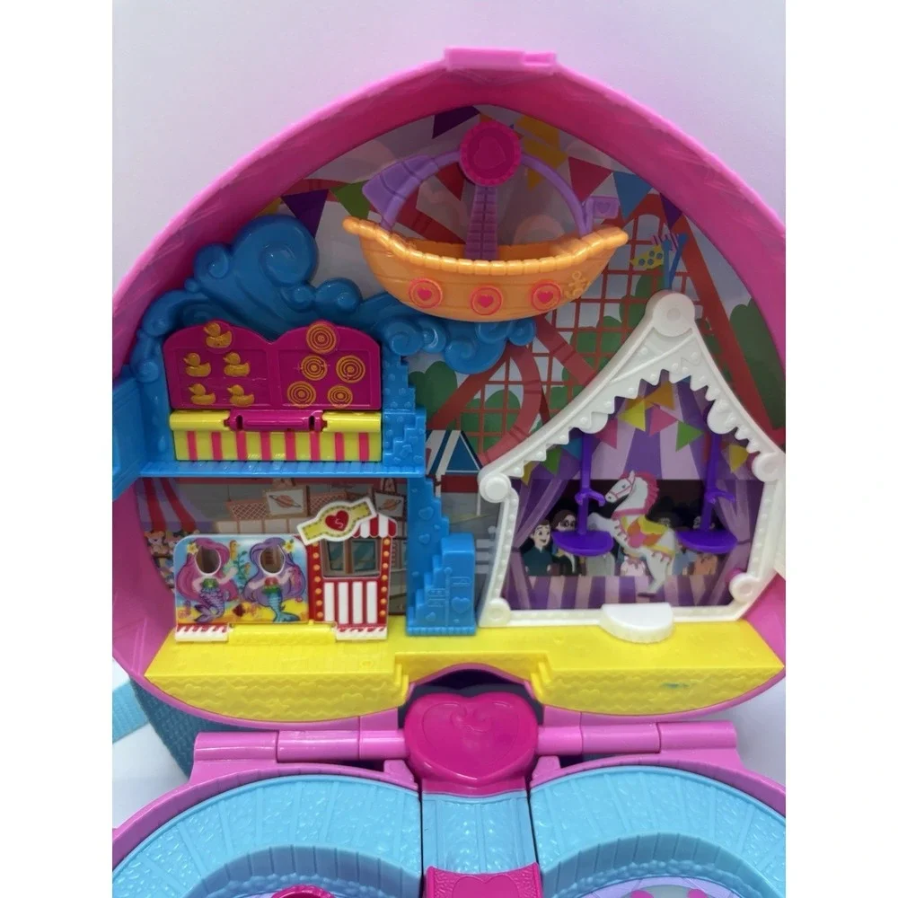 Polly Pocket Tiny‎ Is Mighty Theme Park Backpack Compact Playset Mattel 2019